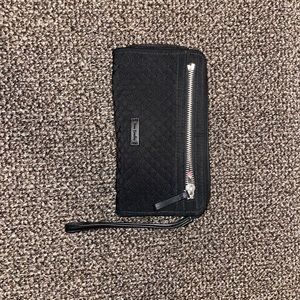 Black Vera Bradley wristlet wallet